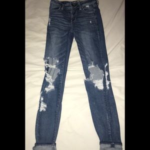 American Eagle ripped jeans